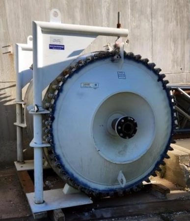 3000 Square Foot Alfa Laval Spiral Heat Exchanger Model 1H-L-1T